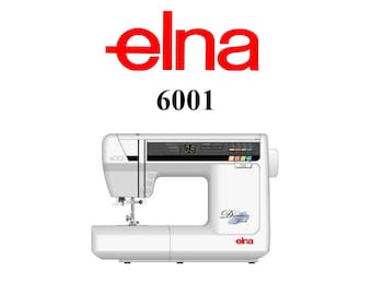 Manual de instruções da máquina de costura Elna 6001 - 56 páginas
