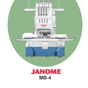 Janome MB-4 Sewing Machine Instruction Manual - User Manual - Complete User Guide