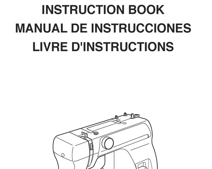 Janome 2206 Sewing Machine Instruction Manual - User Manual - Complete User Guide - English