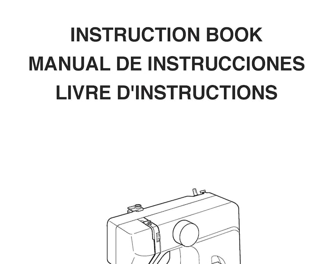 Janome 525B Derby Line Sewing Machine Instruction Manual - User Manual - Complete User Guide