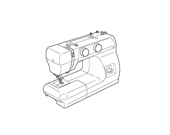 Janome 2212 Sewing Machine Instruction Manual - User Manual - Complete User Guide - English