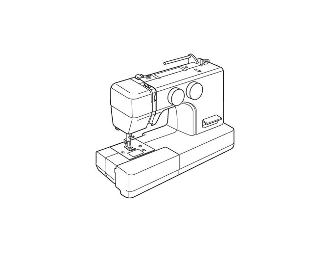 Janome Mod15 Sewing Machine Instruction Manual - User Manual - Complete User Guide - English