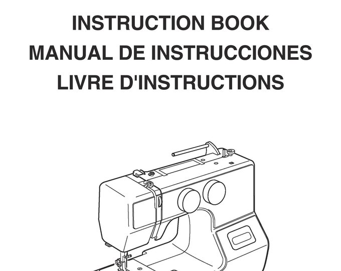 Janome MyStyle 100 Sewing Machine Instruction Manual - User Manual - Complete User Guide - English
