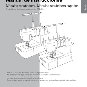 Brother CV3440 Sewing Machine Instruction Manual - User Manual - Complete User Guide