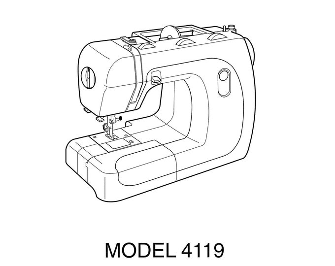 Janome 4119 Sewing Machine Instruction Manual - User Manual - Complete User Guide