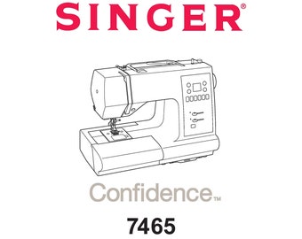 Singer 7465 Confidence Sewing Machine Instruction Manual (PDF)