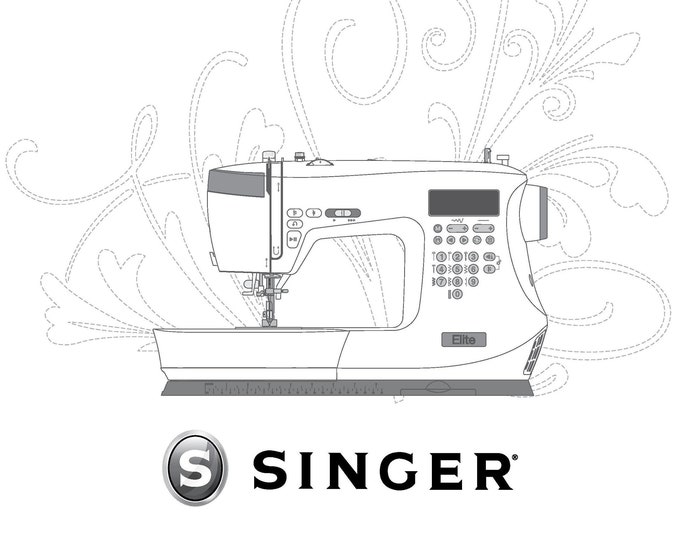 Singer CE677 Sewing Machine Instruction Manual - User Manual - Complete User Guide - English