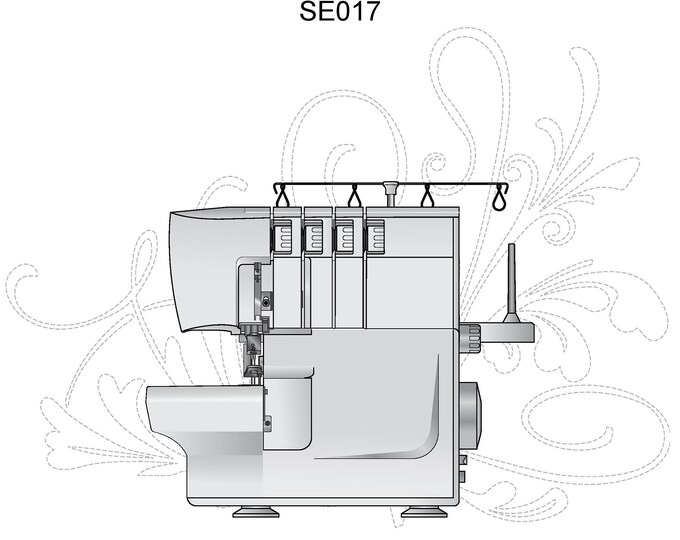 Singer SE017 Sewing Machine Instruction Manual - User Manual - Complete User Guide - English