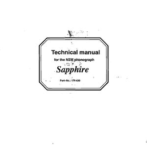NSM - Sapphire - Technical Manual - Service Manual - User Manual - English