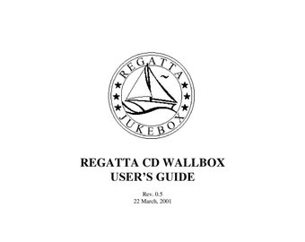 Regatta - Sound Wave - CD Wallbox - Users Manual  - Owners Manual - English