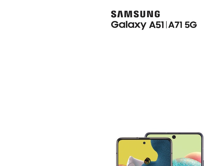 Samsung Galaxy A51 - A71 5G A516 - A716 Instruction Manual - User Manual - Complete User Guide