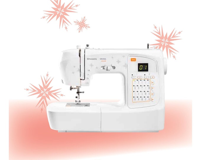 Husqvarna  Viking H Class 100Q Sewing Machine Instruction Manual - User Manual - Complete User Guide - English