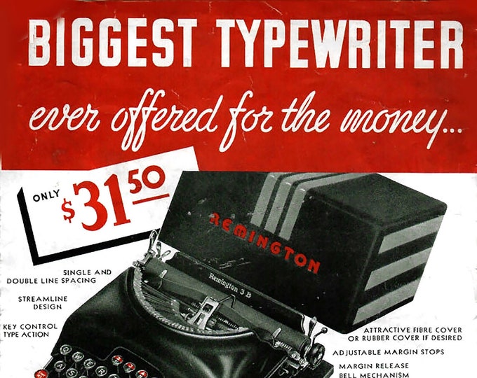 Remington 3B Typewriter Instruction Manual - User Manual - Complete User Guide