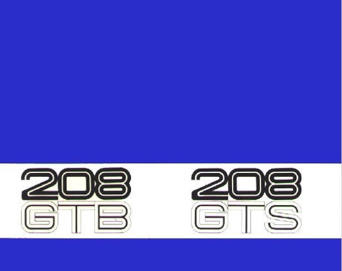 Ferrari 208 Gtb - 208 Gts - Owners Manual - Instructions - MULTI-LING