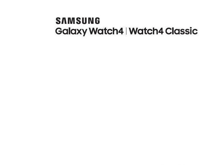 Samsung Galaxy Watch 4 Watch 4 Classic SM-RM800 series User Manual Instruction Manual User Guide English