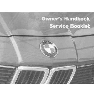 BMW 7er E23 735i 1979-1986 Bedienungsanleitung - Englisch