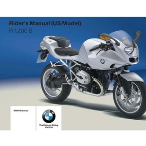 BMW R 1200 S USA Modell 2006 Rider Handbuch - Bedienungsanleitung - Englisch