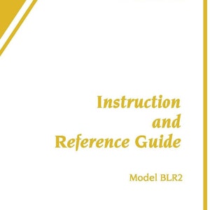 Baby Lock Ellure Plus BLR2 Sewing Machine Instruction Manual