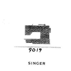 Singer 9019 Sewing Machine Instruction Manual - User Manual - Complete User Guide - English