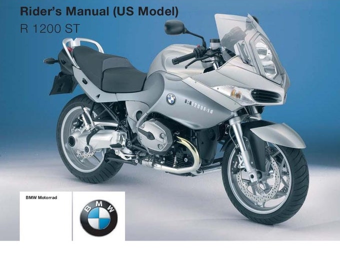 BMW R 1200 GS Usa 2004 Riders Manual - Owners Manual - English