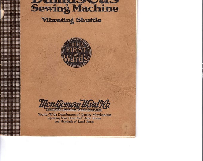 Montgomery-Ward-Damascas-Vibrating-Shuttle - Sewing Machine - Service Manual - Instruction Manual -  Wiring Diagram - Schematic