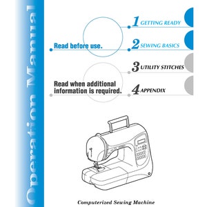 Brother NX600 Sewing Machine Instruction Manual - User Manual - Complete User Guide
