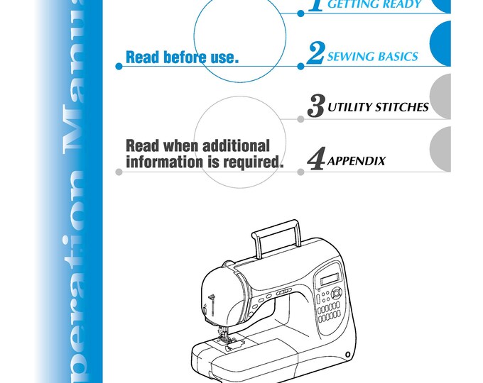 Brother NX600 Sewing Machine Instruction Manual - User Manual - Complete User Guide