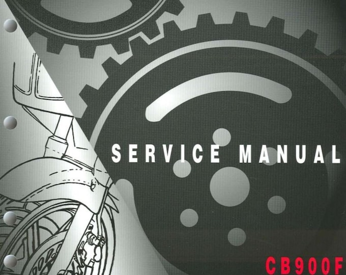 Honda cb900f - Service Manual - Parts Manual - Owner manual - Pdf Download
