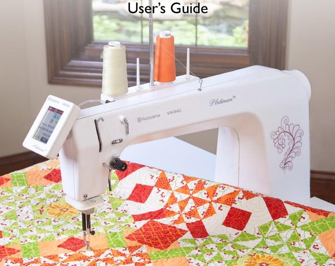 Husqvarna Viking Platinum 16 Sewing Machine Instruction Manual - User Manual - Complete User Guide - English