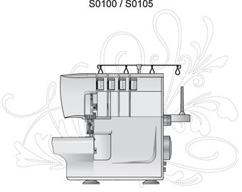 Singer S0100 - S0105 Sewing Machine Instruction Manual - User Manual - Complete User Guide - English