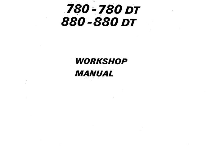 New Holland Fiat Trattori 780, 780DT, 880, 880DT - Service Manual - Parts Manual - Owner manual - Pdf Download