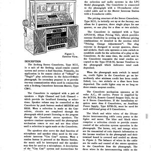 Seeburg SC2 Service Manual: Wiring Diagram, Parts List
