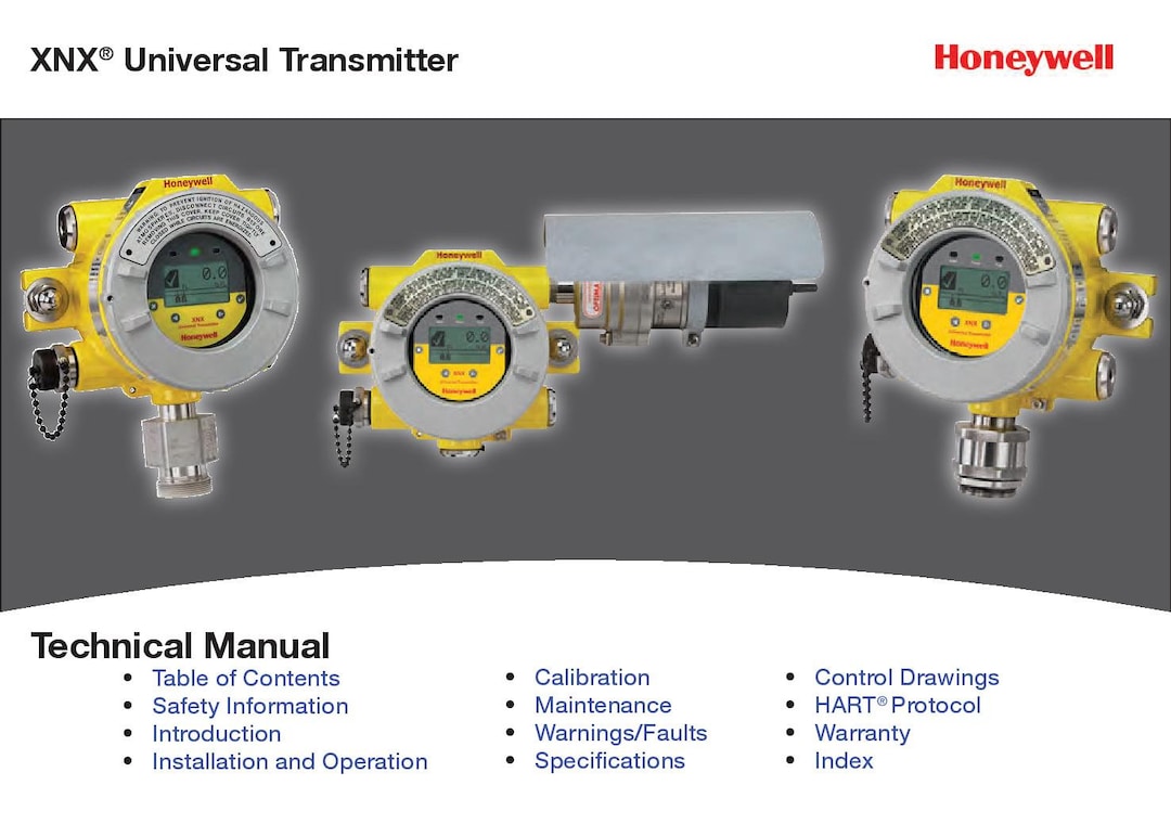 Honeywell XNX Universal Transmitter Technical Manual and Quick Start