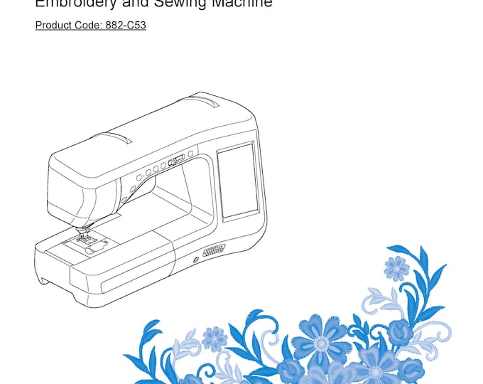 Brother Essence Innov-is VM5200 Sewing Machine Instruction Manual - User Manual - Complete User Guide