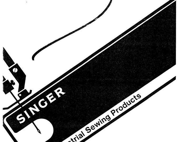 Singer-695B018-Service-Manual-and-Parts-List Repair Manual - English