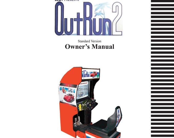 SEGA - OUT RUN 2 - Standard version - Service Manual - Parts Manual - Owner manual -  Pdf Download