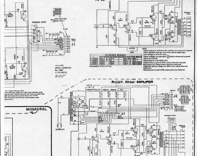 Ami - J - J-200 - J120 - J100 - J-200-M - Cabinet - J900 - J-950 - J960 Service Manual - Parts List - Schematic - English