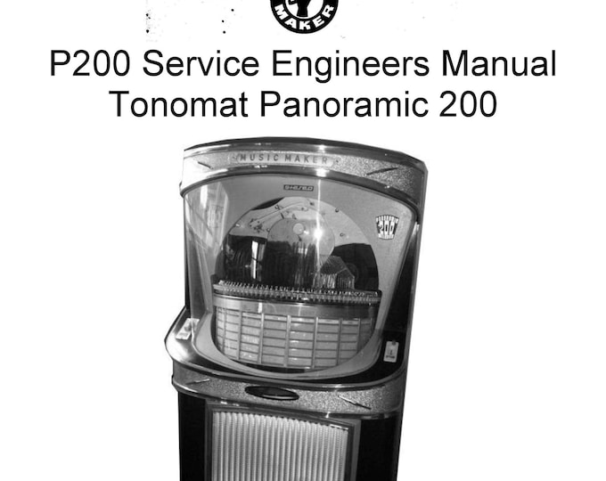 Ditchburn - Panoramic - P200 - Service Manual - Schematics - Technical Manual - User Manual - English