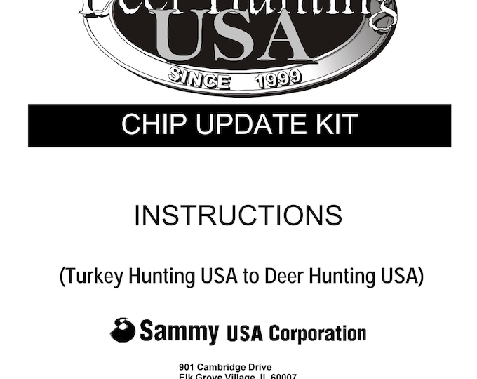 SAMMY USA - DEER Hunting Usa- Service Manual - Parts Manual - Owner manual -  Pdf Download