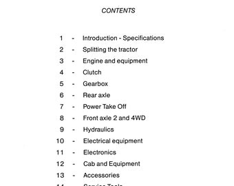 Massey Ferguson 6100 Series Tractor Workshop Manual (English)