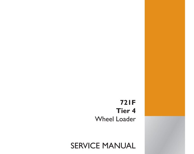 Case 721F Tier 4 Wheel Loader -  Service Manual (Pdf Download)