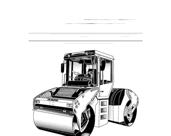 Bomag Tandem Vibratory Roller  BW 161AD-4 Operation & Maintenance Instruction 10.2008 00805637 RU -  (Pdf Download)