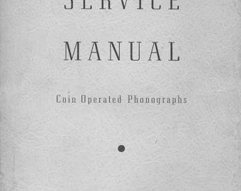 Mills - The Studio - Zephyr - Do-Re-Mi - Swing King - Jukeboxes - Service Manual - Installation Instructions - English