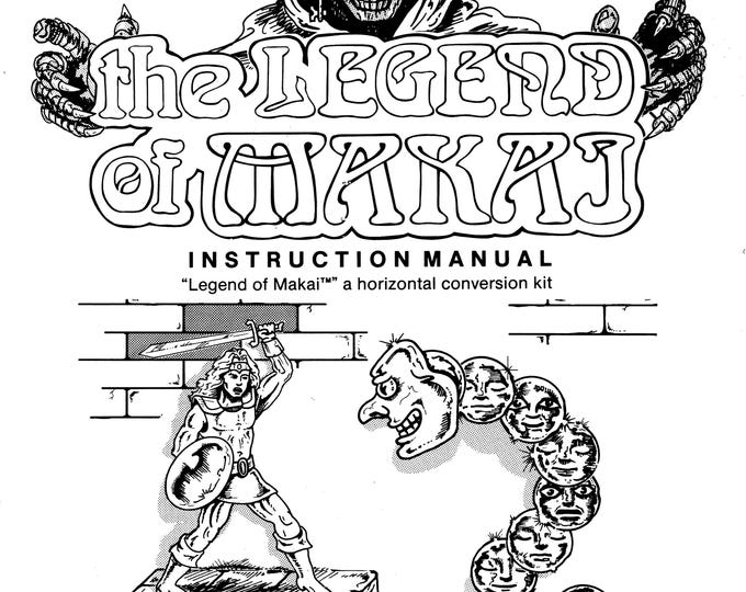 JALECO - LEGEND Of MAKAI - Service Manual - Parts Manual - Owner manual -  Pdf Download