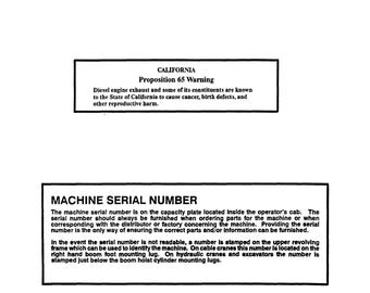 Linkbelt 3400 Q1 TL Quantum – Książka 811 – Instrukcje obsługi części – Instrukcja obsługi – Instrukcja warsztatowa (do pobrania w formacie PDF)