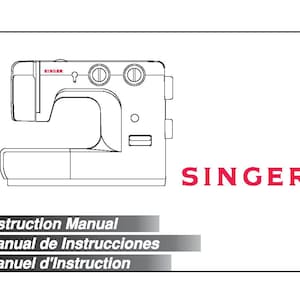Singer 1525 Sewing Machine Instruction Manual - User Manual - Complete User Guide - English