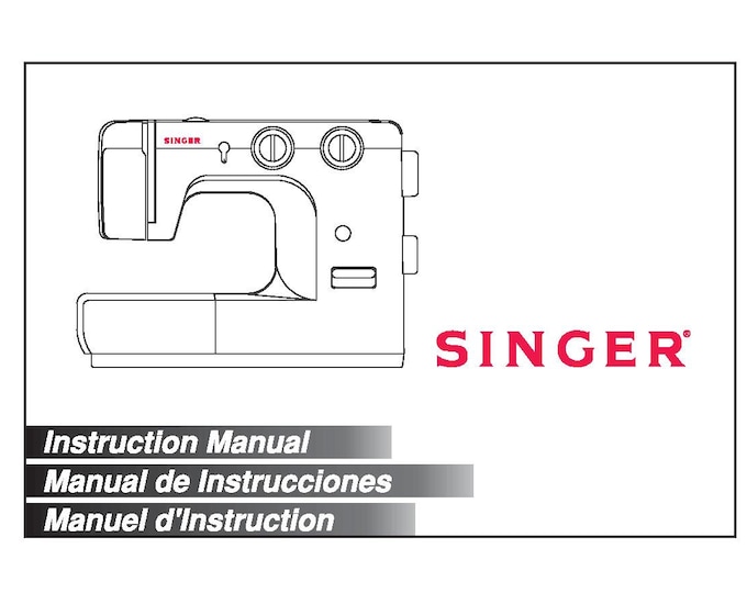Singer 1525 Sewing Machine Instruction Manual - User Manual - Complete User Guide - English