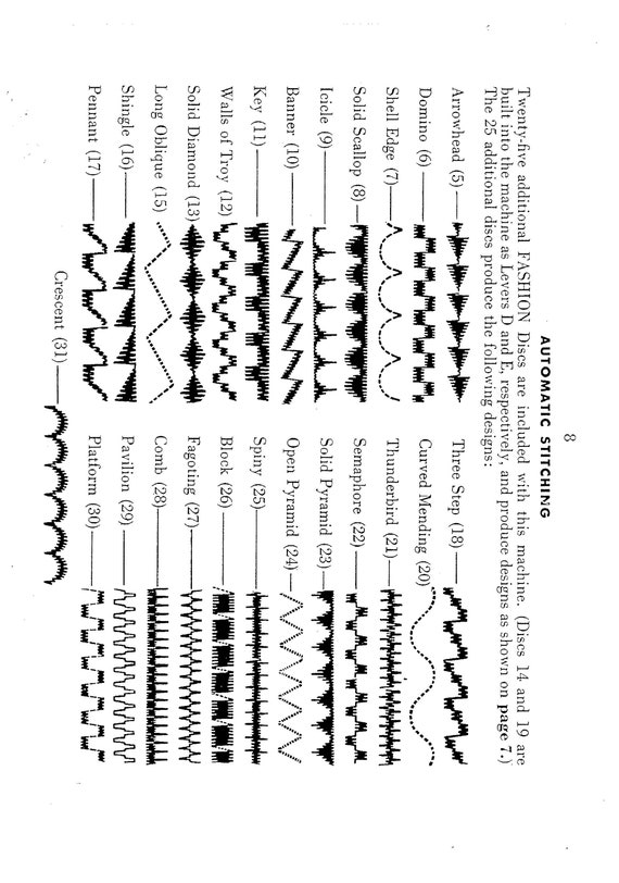 Scallop Stitch - Complete Singer Stitch Guide