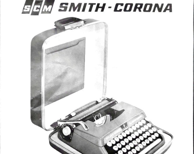 Smith Corona Courier Typewriter Instruction Manual - User Manual - Complete User Guide