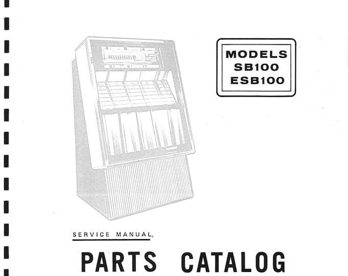 Seeburg SB100 ESB100 Manual: Operating Instructions, Service, Wiring Diagram